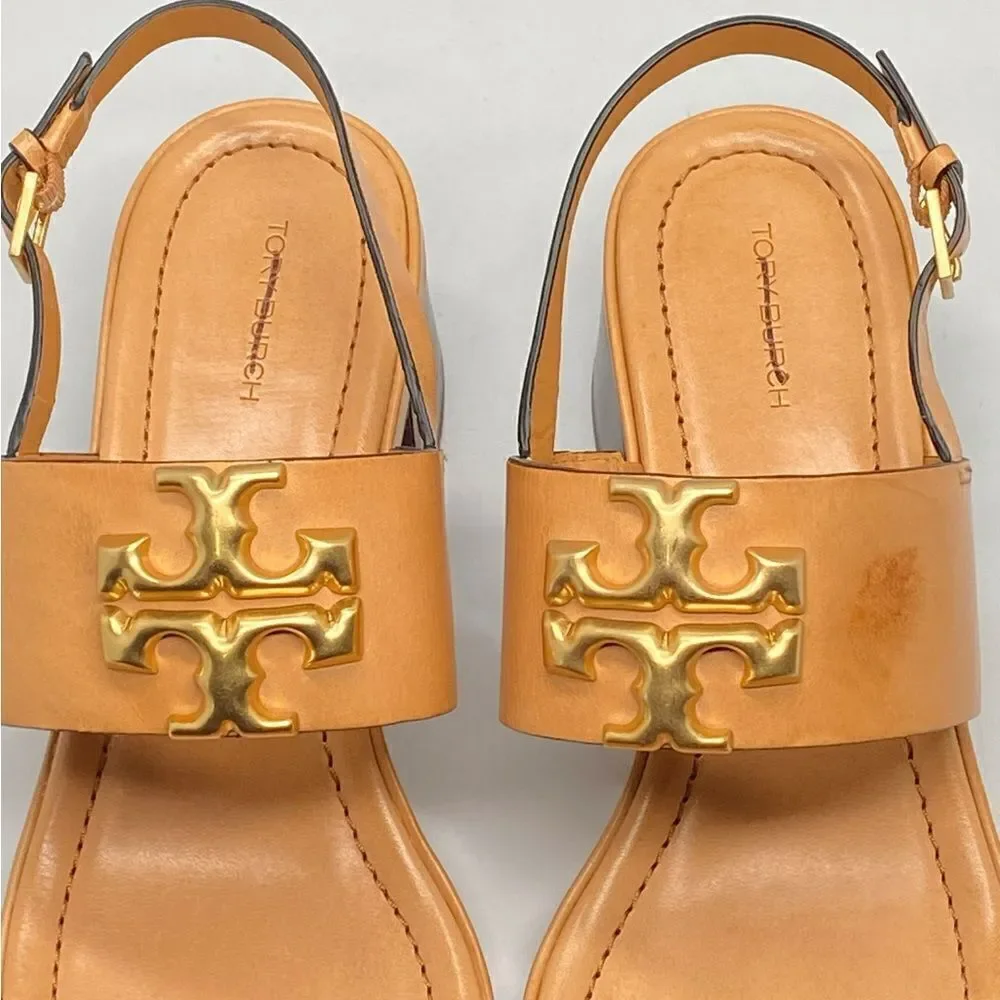 Tory Burch Eleanor Block-Heel Slingback Sandals size 10.5